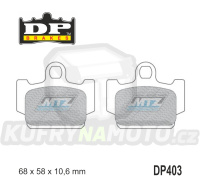 Destičky brzdové DP403 - DP BRAKES směs Premium Sinter OEM