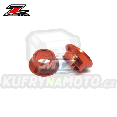 Rozpěrky na osu zadního kola ZETA ZE93-3884 - KTM 125SX+SX150+SX250 / 13-22 + 250SXF+350SXF+450SXF / 13-22 + Husqvarna FC250+FC350+FC450+TC125+TC250 + Gas-Gas - oranžové
