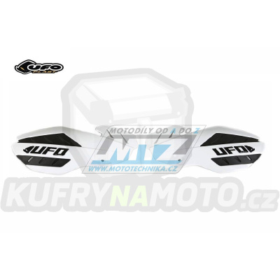 Kryty páček Ufo Flame Honda CRF250R / 12-18 + CRF450R / 12-18 - barva bílo-černá
