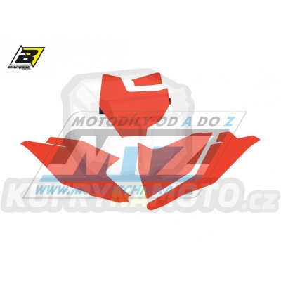 Polepy číslových tabulek (vystřižené) - KTM 85SX / 18-23 - barva červená
