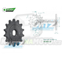 Kolečko řetězové (pastorek) 95-0266-14zubů ESJOT 50-32011-14 - Honda CR125R / 79-85 + CBX250 RSE / 84-86 + CD250 / 88-94 + ATC200