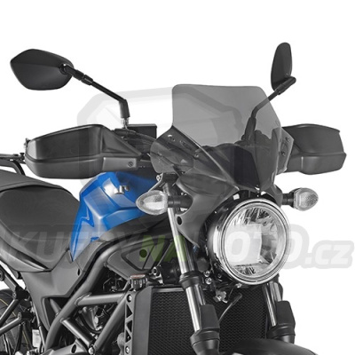 A 3111 plexi kouřové Suzuki SV 650 2016, vxš = 285x360 mm, včetně montážní sady – akce