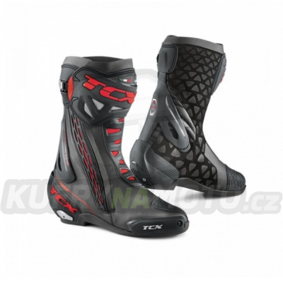 Moto boty TCX RT-RACE černo/červené