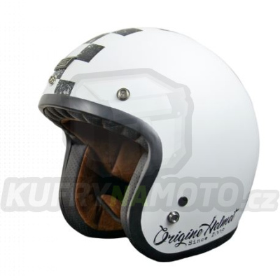 Moto přilba ORIGINE PRIMO SCACCO matná černo/bílá