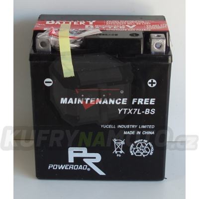 Moto baterie PR POWEROAD YTX7L-BS