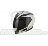 Moto přilba SCORPION EXO-3000 AIR STROLL pearl bílo/černo/neonově žlutá
