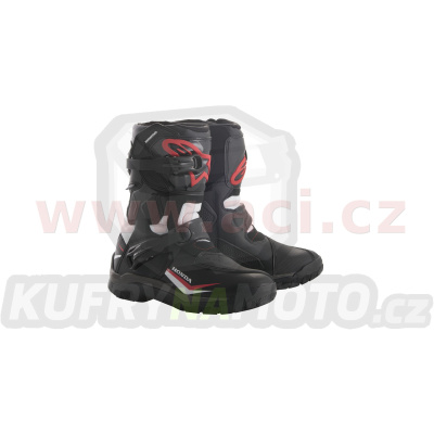 boty BELIZE DRYSTAR HONDA kolekce, ALPINESTARS (černá/bílá/červená) 2024