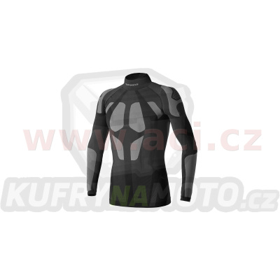 termoprádlo s dlouhým rukávem SEAMLESS SHIRT, SPIDI (černá)