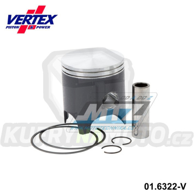 Pístní sada KTM 250EXC / 00-05 - rozměr 66,37mm (Vertex 22650D)