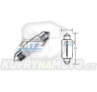 Sufitová žárovka C10W 12V 10W SV8,5 (11x43mm)