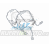 Padací rám Dual Sport Crash Bar - BMW F800GS / 07-16 - barva stříbrná Ice Polished