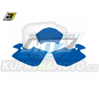 Polepy číslových tabulek (vystřižené) - Husqvarna TE250+TE450 / 02-04 + WR125+WR250 / 00-04 - barva modrá