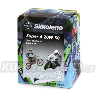Motorový olej SILKOLENE SUPER 4 20W-50 4 l