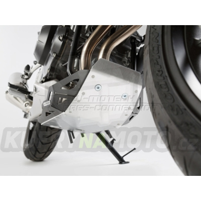 Hliníkový kryt motoru černá stříbrná SW Motech Honda CB 500 X 2013 -  PC43 MSS.01.381.10000/B-BC.17908