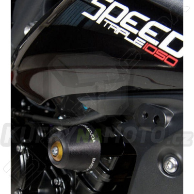 DOPLŇEK PADACÍCH PROTEKTORŮ ČERVENÝ Barracuda Triumph Speed Triple 1050 2011 - 2015