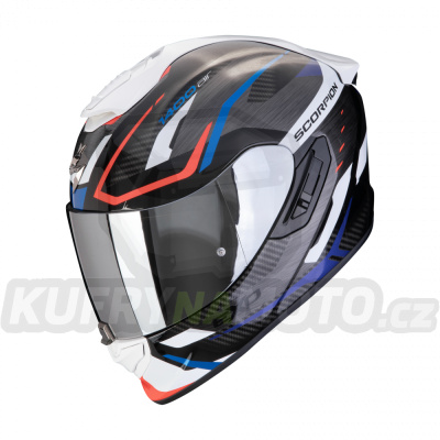 Moto přilba SCORPION EXO-1400 EVO II AIR ACCORD černo/modro/bílá