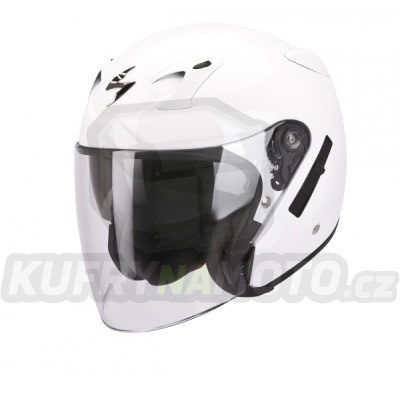 Moto přilba SCORPION EXO-220 solid bílá
