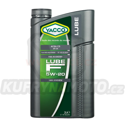 Motorový olej YACCO LUBE F 5W20, 2 L
