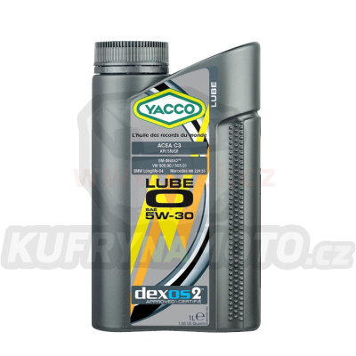 Motorový olej YACCO LUBE O 5W30, 1 L