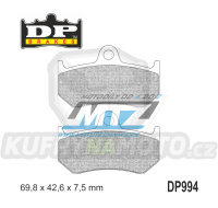 Destičky brzdové DP994 - DP BRAKES směs Premium Sinter OEM