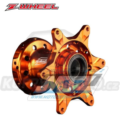 Nába přední Z-WHEEL ASTELIGHT HUB - ZETA W41-51117 - KTM 125+144+150+250SX + 125+200+250+300EXC + 250+350+450+505SXF + 250+350+400+450+500+525+530EXC - oranžová