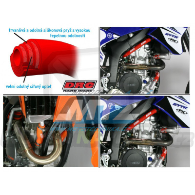 Hadice chladiče DRC RADIATOR HOSE KIT - DRC D47-02-063 - Husqvarna TC250+TCX250 / 10-11 - modré (sada 4ks)