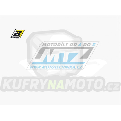 Polepy číslových tabulek (vystřižené) - Husqvarna WR125 / 09-13 - barva bílá