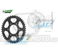 Rozeta ocelová (převodník) 0816-43zubů ESJOT 50-35043-43 - Suzuki GS550 + GR650 + GS650 + GT750 + GSF1200 Bandit + GSX400 + GSX550 + GSX750 + GSX1100 + GSXR750 + GSXR1100 + RF900R