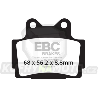 Brzdové destičky EBC FA104