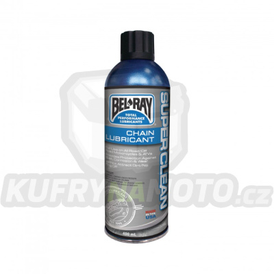 Mazivo na řetěz Bel-Ray SUPERCLEAN CHAIN LUBRICANT (400ml sprej)