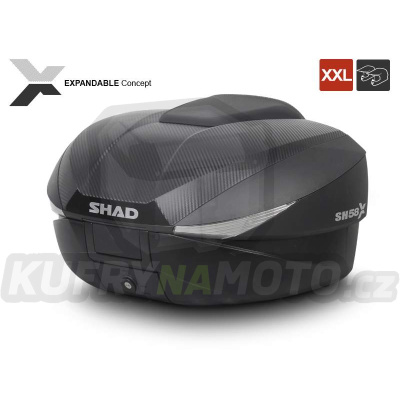 Rozšířitelný vrchní kufr Shad SH58X-130.D0B58206- výprodej