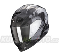 Moto přilba SCORPION EXO-1400 CARBON AIR CLONER stříbrná