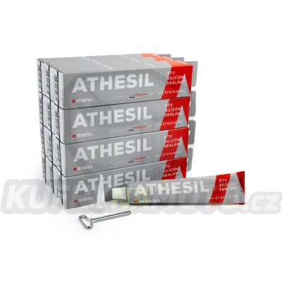 athesil-univerzální silikonová těsnící pasta pro profesionální použití, ATHENA (sada 12x80ml)