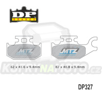 Destičky brzdové DP327 - DP BRAKES směs Premium Sinter OEM