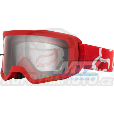 Brýle FOX MAIN II Race Goggle MX20 - červené
