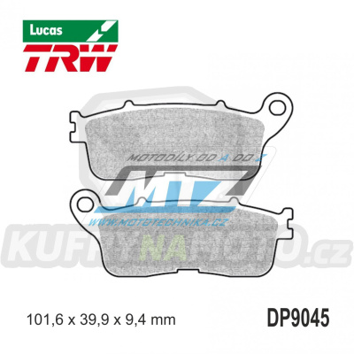 Destičky brzdové DP9045-LUSH TRW Lucas MCB848SH - směs Sinter