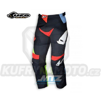 Kalhoty motokros dětské UFO HYDRA KIDS - černé - velikost 36-38