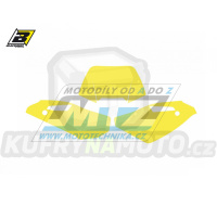 Polepy číslových tabulek (vystřižené) - Husqvarna TE250 / 09-13 + TE450+TE510 / 09-10 + TE310 / 11-13 - barva žlutá