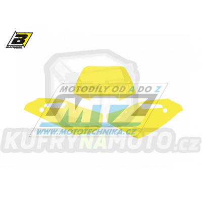 Polepy číslových tabulek (vystřižené) - Husqvarna TE250 / 09-13 + TE450+TE510 / 09-10 + TE310 / 11-13 - barva žlutá