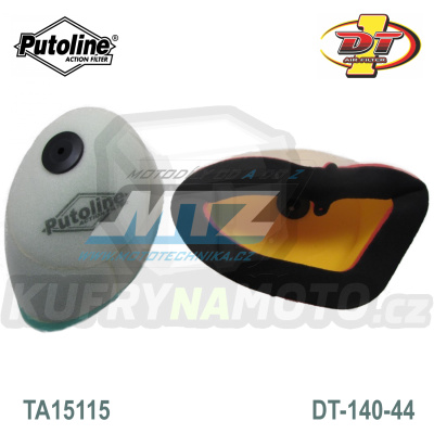 Filtr vzduchový - Kawasaki KX125+KX250 / 97-02