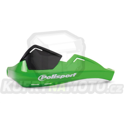 Chrániče páček POLISPORT EVOLUTION INTEGRAL s montážní sadou (Ø22 mm) zelená 05