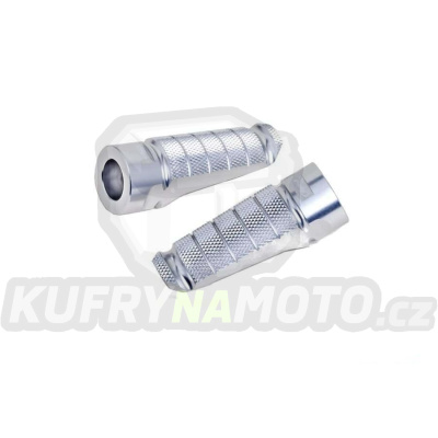 Stupačky bez adaptérů PUIG RACING 6301P stříbrná