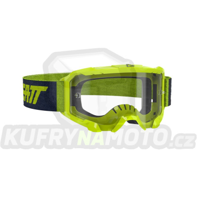 LEATT  brýle VELOCITY 4.5 GOGGLE NEON LIME CLEAR barva  žlutá FLUO/černá