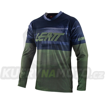 LEATT 2.0 TRIČKO DLOUHÉHO DRESU CACTUS MTB cyklo ZELENÉ / NAVY MODRÉ VELIKOST L-5021120523-akce