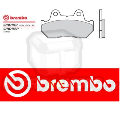 Brzdové destičky Brembo HONDA CBX F 125 r.v. Od 88 -  směs SP Přední