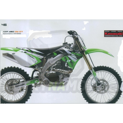 Polep KAWASAKI KXF 450 2006-07 GR KW460