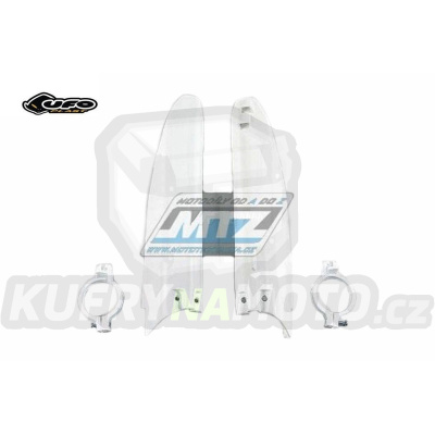Kryty předních vidlic Suzuki RM125+RM250 / 01-03 - barva bílá