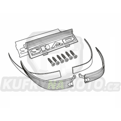 Reflexní prvky SHAD D1B50CAR pro SH50