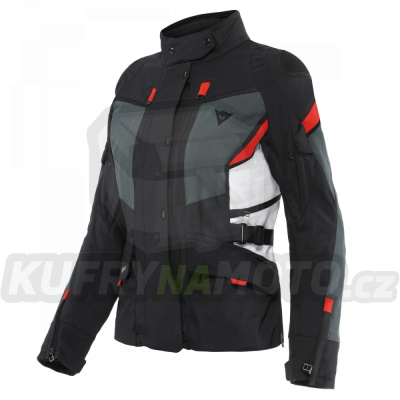Dámská moto bunda DAINESE CARVE MASTER 3 LADY GORE-TEX černo/ebony/červená