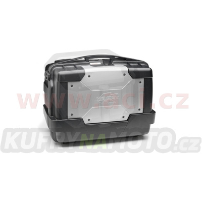 MONOKEY TopCase/Boční kufr GARDA - 46l, KAPPA (stříbrný/černý, kompozit)